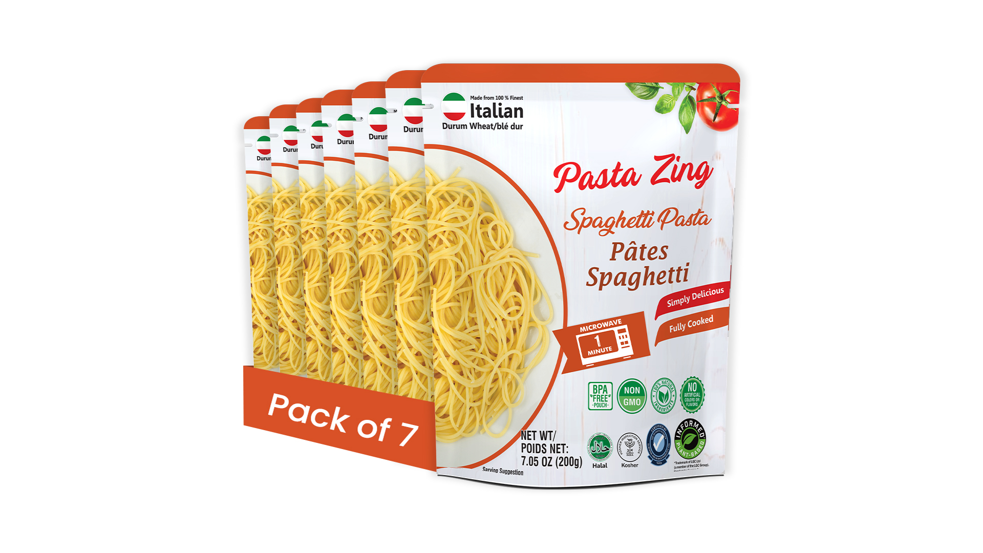 Pasta Zing Spaghetti Pasta Made with Italian Durum Wheat | Ready